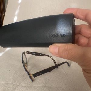 Prada eyeglasses and a hard case